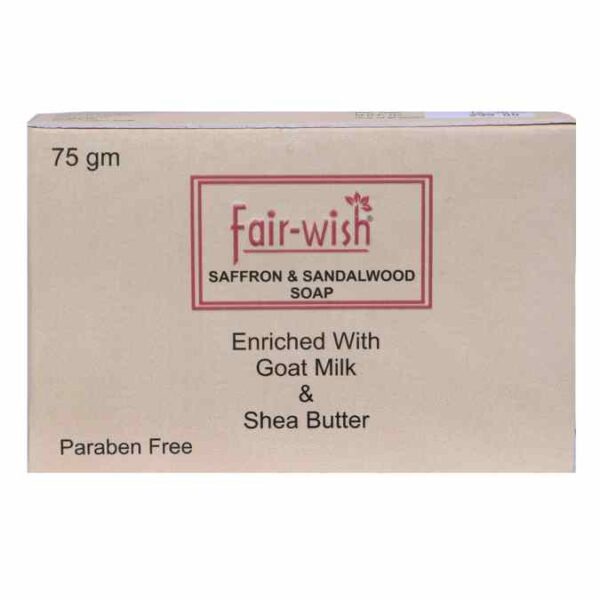 saffron and sandalwood soap